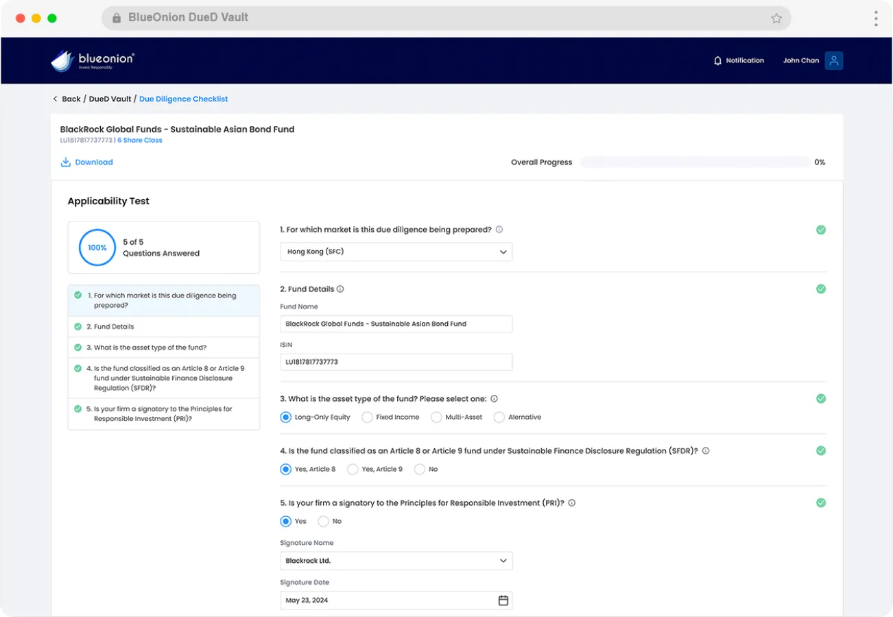 DueD Vault Simplified & Efficient Onboarding